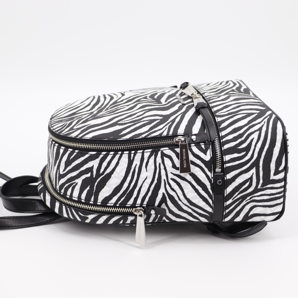 New Michael Kors Rhea Backpack Zebra Print - Picture 7 of 12